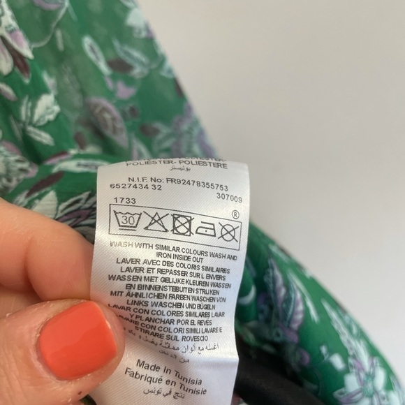 𝅺ETAM Green Floral Dress - Picture 10 of 10